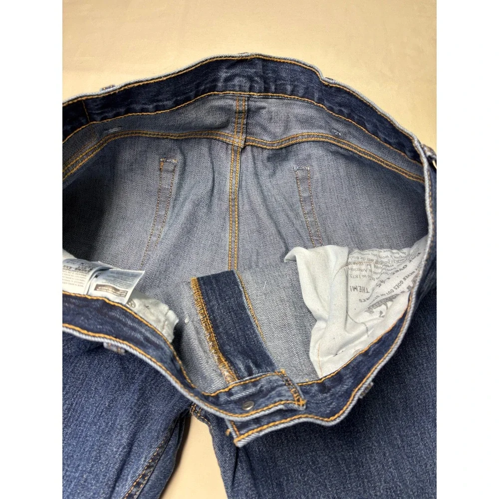 Levis 505 Regular Fit Straight Leg Mens Jeans Medium Wash Blue‎ W42 L27